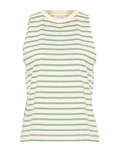 Daniele Fiesoli Collezione N_01 Woman T-shirt Sage Green Size L Cotton