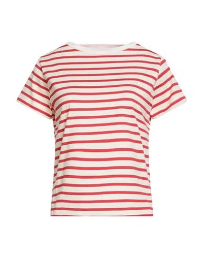 Daniele Fiesoli Collezione N_01 Woman T-shirt Tomato Red Size S Cotton