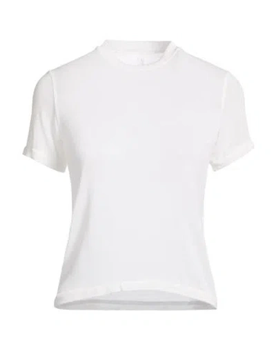 Daniele Fiesoli Collezione N_01 Woman T-shirt White Size M Viscose, Nylon, Cashmere, Elastane