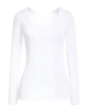 Daniele Fiesoli Collezione N_01 Woman T-shirt White Size Xs Viscose, Nylon, Wool, Elastane In White