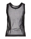 Daniele Fiesoli Collezione N_01 Woman Top Black Size L Viscose, Polyamide In Black