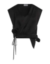 Daniele Fiesoli Collezione N_01 Woman Top Black Size L Viscose In Black