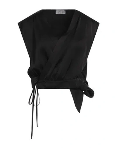 Daniele Fiesoli Collezione N_01 Woman Top Black Size L Viscose
