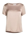 Daniele Fiesoli Collezione N_01 Woman Top Taupe Size Xs Viscose, Elastane In Pink
