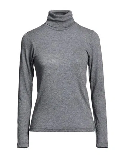 Daniele Fiesoli Collezione N_01 Woman T-shirt Grey Size S Cotton, Wool In Gray
