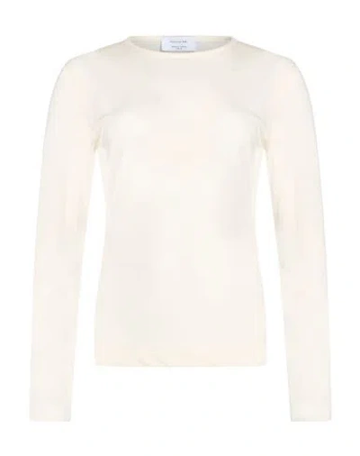Daniele Fiesoli Collezione N_01 Woman T-shirt Ivory Size S Cotton, Wool In White