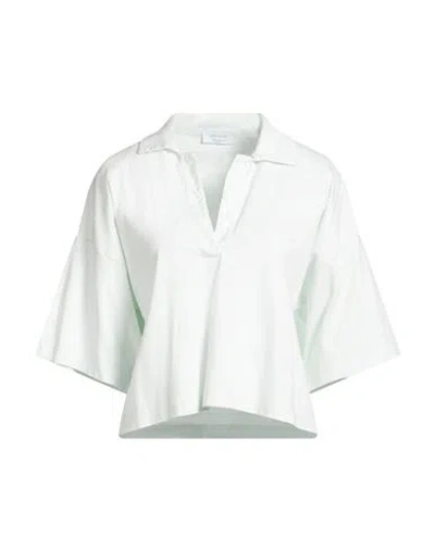 Daniele Fiesoli Collezione N_01 Woman T-shirt Light Green Size S Cotton In White