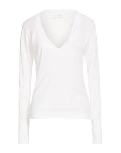 Daniele Fiesoli Collezione N_01 Woman T-shirt Off White Size L Cotton In Red