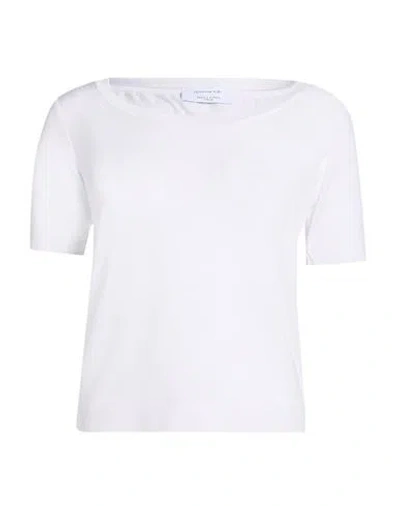 Daniele Fiesoli Collezione N_01 Woman T-shirt Off White Size L Cupro, Elastane