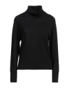 Daniele Fiesoli Collezione N_01 Woman Turtleneck Black Size M Merino Wool