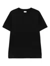 Daniele Fiesoli Black Crewneck Solid T-shirt In Black