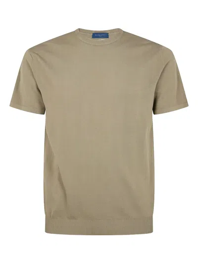 Daniele Fiesoli Man T-shirt Khaki Size L Cotton In Beige
