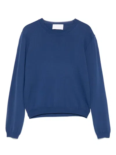 Daniele Fiesoli Crew Neck Sweater In Blue