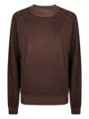 Daniele Fiesoli Crew-neck Sweater In Brown