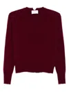 Daniele Fiesoli Crew-neck Sweater In Burgundy