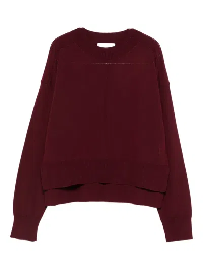 Daniele Fiesoli Pullover Mit Rundhalsausschnitt In Burgundy