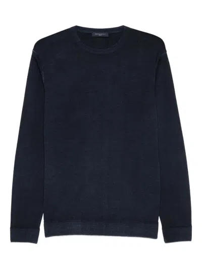 Daniele Fiesoli Crew-neck Wool Sweater In Black