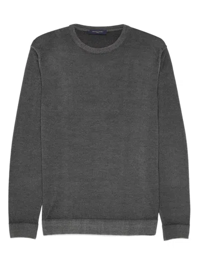Daniele Fiesoli Crew-neck Wool Sweater In Gray