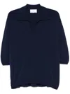 Daniele Fiesoli Fine-knit Polo Shirt In Blue