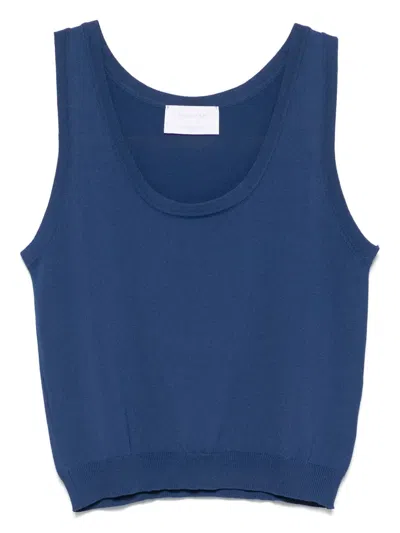 Daniele Fiesoli Fine-knit Top In Blue