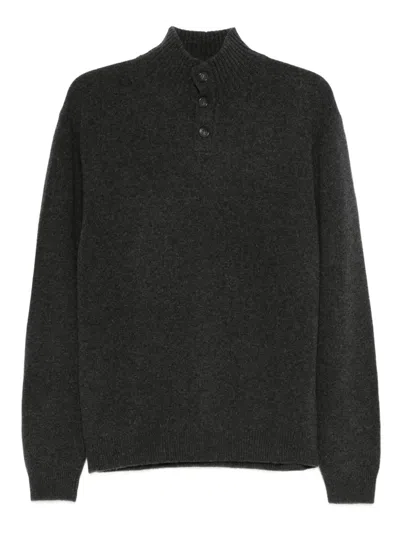 Daniele Fiesoli High-neck Sweater In Gray