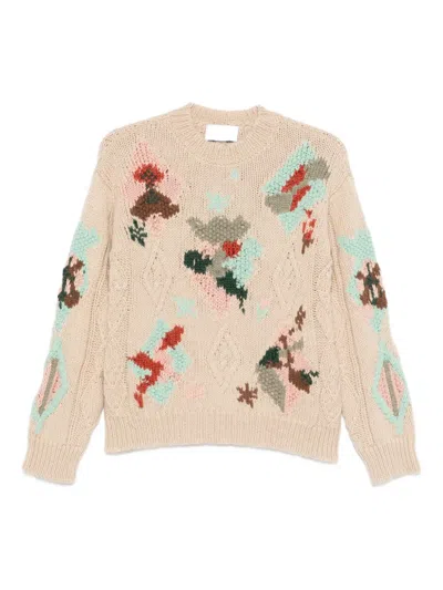 Daniele Fiesoli Klassischer Intarsien-pullover In Neutral