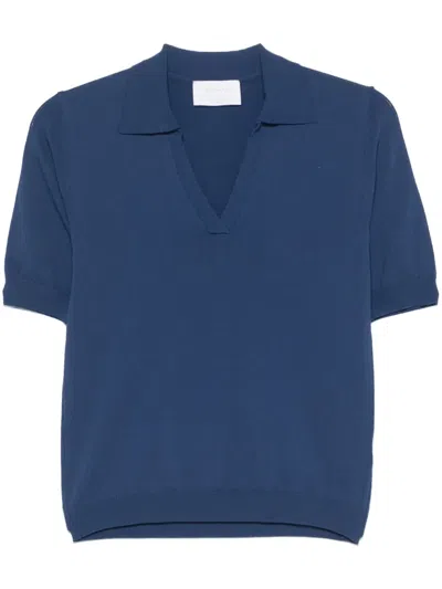 DANIELE FIESOLI KNITTED POLO TOP