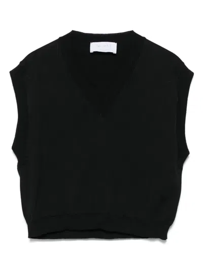 Daniele Fiesoli Knitted Vest In Black