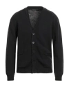 Daniele Fiesoli Lab Man Cardigan Black Size L Merino Wool