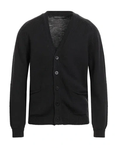 Daniele Fiesoli Lab Man Cardigan Black Size L Merino Wool