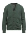 Daniele Fiesoli Lab Man Cardigan Green Size L Merino Wool