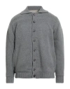 Daniele Fiesoli Lab Man Jacket Grey Size L Merino Wool, Cashmere