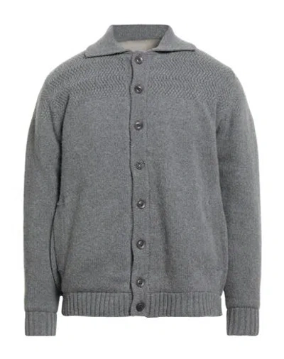 Daniele Fiesoli Lab Man Jacket Grey Size L Merino Wool, Cashmere