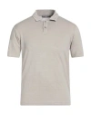 Daniele Fiesoli Lab Man Polo Shirt Beige Size S Linen, Elastane In Neutral