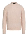 Daniele Fiesoli Lab Man Sweater Beige Size L Wool, Recycled Nylon