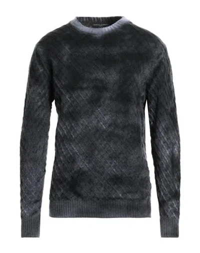 Daniele Fiesoli Lab Man Sweater Black Size M Merino Wool, Cashmere