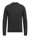 Daniele Fiesoli Lab Man Sweater Charcoal Size L Merino Wool, Polyamide, Cashmere