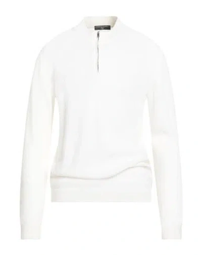 Daniele Fiesoli Lab Man Sweater Cream Size L Merino Wool, Polyester, Cashmere