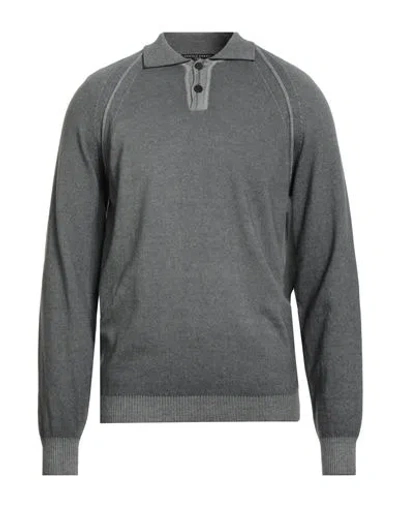 Daniele Fiesoli Lab Man Sweater Grey Size L Merino Wool, Cashmere