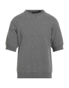 Daniele Fiesoli Lab Man Sweater Grey Size L Virgin Wool