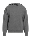 Daniele Fiesoli Lab Man Sweater Grey Size L Virgin Wool, Cashmere