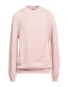 Daniele Fiesoli Lab Man Sweater Light Pink Size L Merino Wool