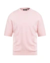 Daniele Fiesoli Lab Man Sweater Light Pink Size L Merino Wool