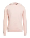 Daniele Fiesoli Lab Man Sweater Light Pink Size L Merino Wool, Cotton