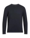 Daniele Fiesoli Lab Man Sweater Navy Size L Merino Wool, Cashmere