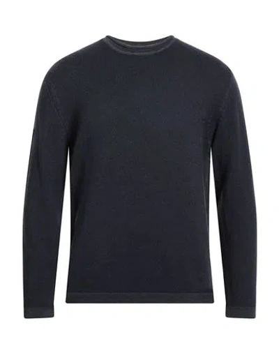 Daniele Fiesoli Lab Man Sweater Navy Size L Merino Wool, Cashmere