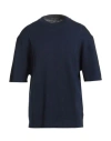 Daniele Fiesoli Lab Man Sweater Navy Size Xl Merino Wool