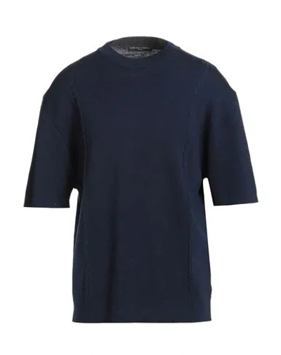Daniele Fiesoli Lab Man Sweater Navy Size Xl Merino Wool