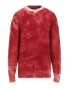 Daniele Fiesoli Lab Man Sweater Rust Size L Merino Wool, Cashmere
