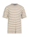 Daniele Fiesoli Lab Man T-shirt Khaki Size L Cotton In Brown